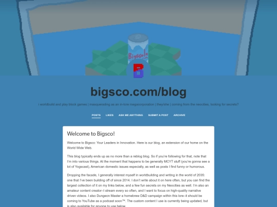 about/blog screenshot