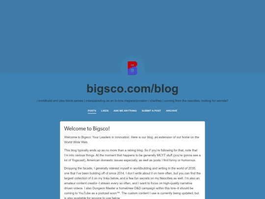 oldsite/blog screenshot