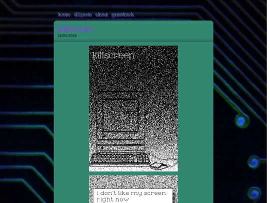 posts/killscreen screenshot