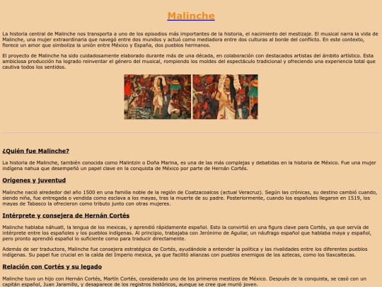 Proyecto final.html/malinche screenshot