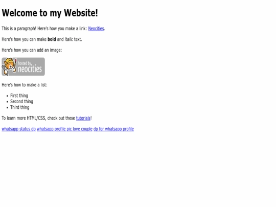 index screenshot