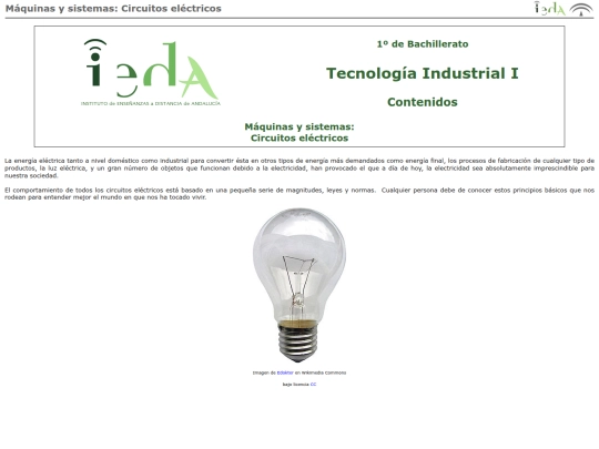 TI/electricidad/contenido screenshot