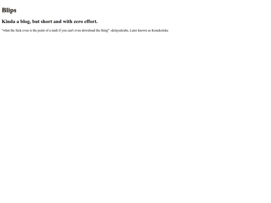 blips screenshot
