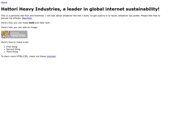 index screenshot