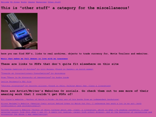 Otherartifacts screenshot