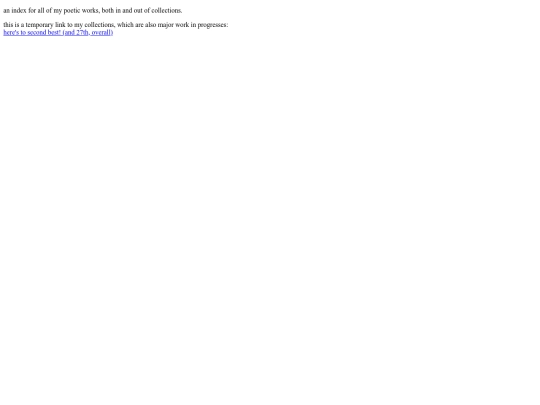 poetry index screenshot
