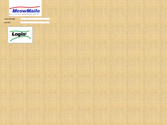 ~meswreden/meswmaile/login screenshot