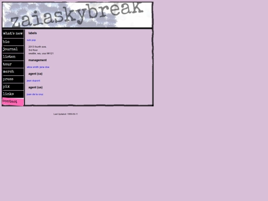 contact screenshot