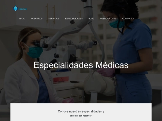 especialidades screenshot