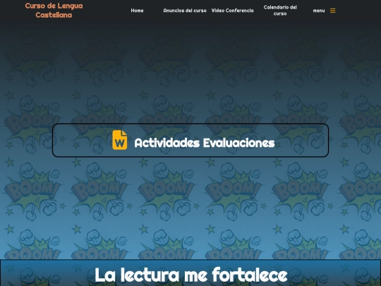 actividades evaluaciones screenshot