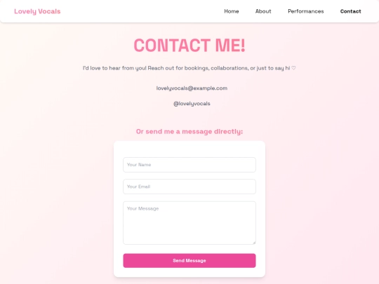 contact screenshot