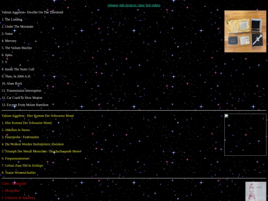 sideprojects screenshot