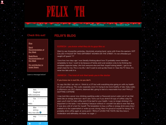 blog screenshot