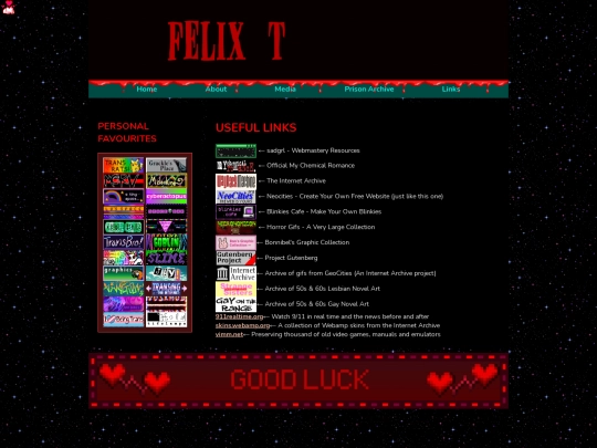 links screenshot