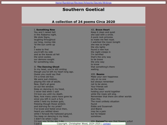 Poems/Southern_Goetical screenshot