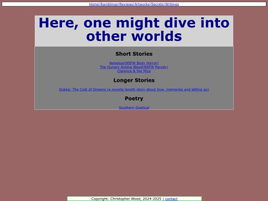 Writings screenshot
