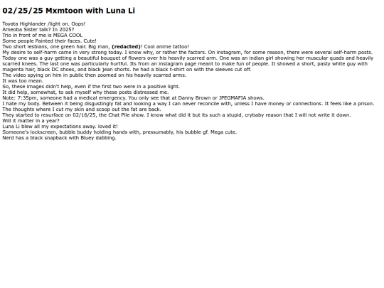 Writing_portal/Concert_Notes/02-25-25-Mxmtoon screenshot