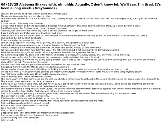 Writing_portal/Concert_Notes/09-25-25-AlabamaShakes screenshot