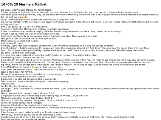 Writing_portal/Concert_Notes/10-05-25-Marina screenshot