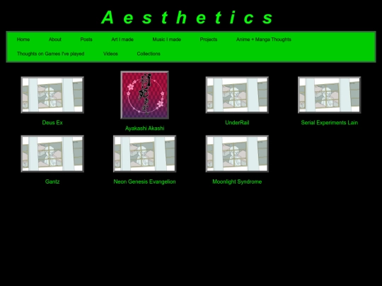 SubPages/CollectionPages/Aesthetic screenshot