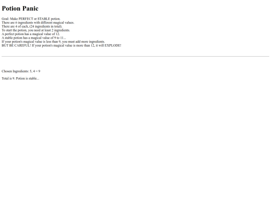 Grade10/HandlingData/PotionPanic screenshot