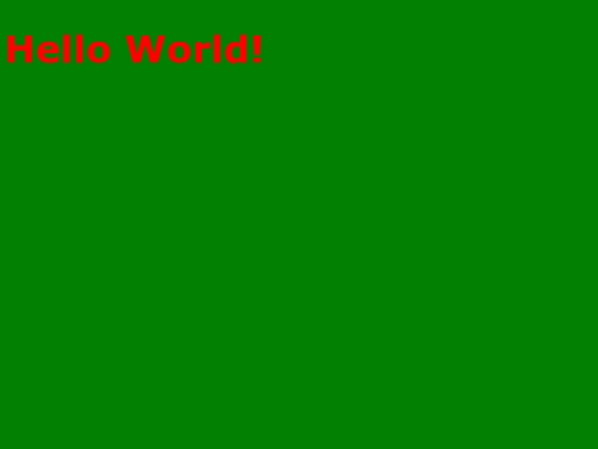 redgreen screenshot