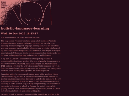 site/holistic-language-learning screenshot