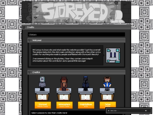 extras/credits screenshot