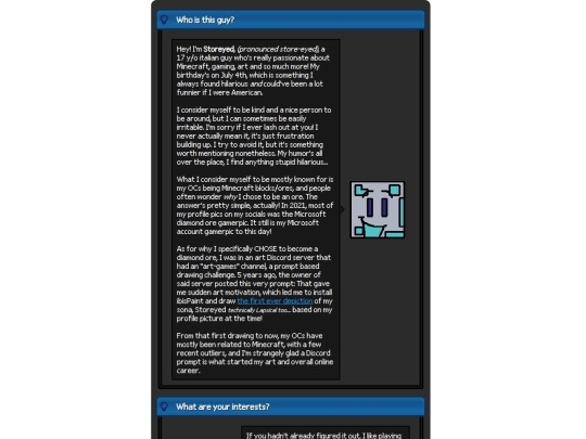 pages/about screenshot