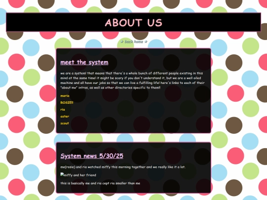 aboutme screenshot