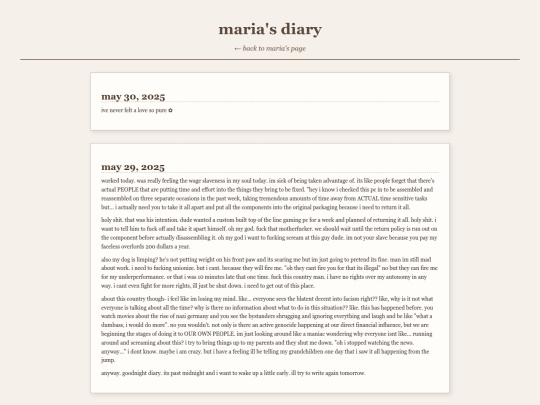 mariasdiary screenshot
