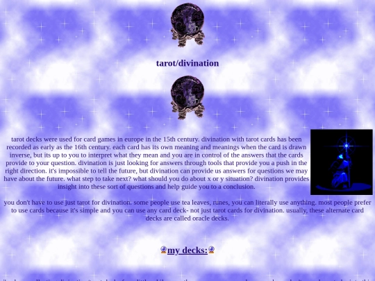 tarot screenshot