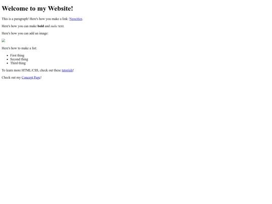 index screenshot