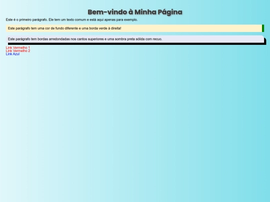 TESTES DE CSS screenshot