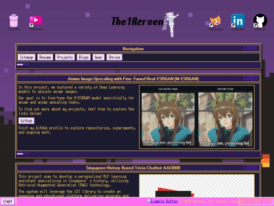 projects screenshot