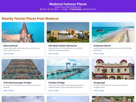 madurai famous places/nearby-destinations screenshot