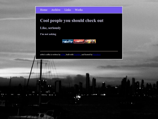 links screenshot