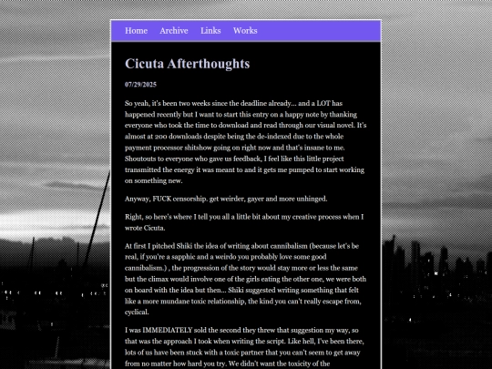 posts/Cicuta-Afterthoughts screenshot