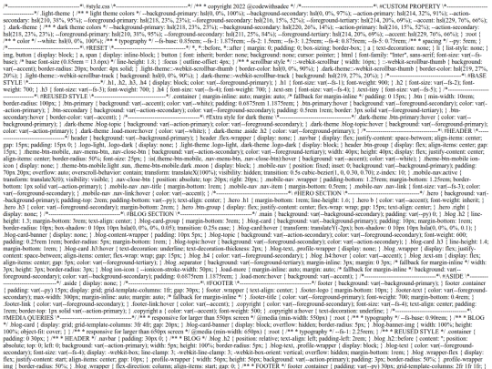 index screenshot
