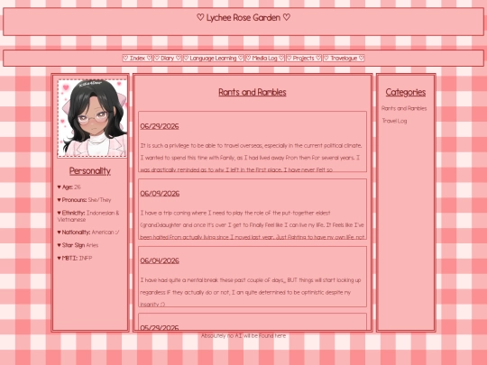 diary screenshot