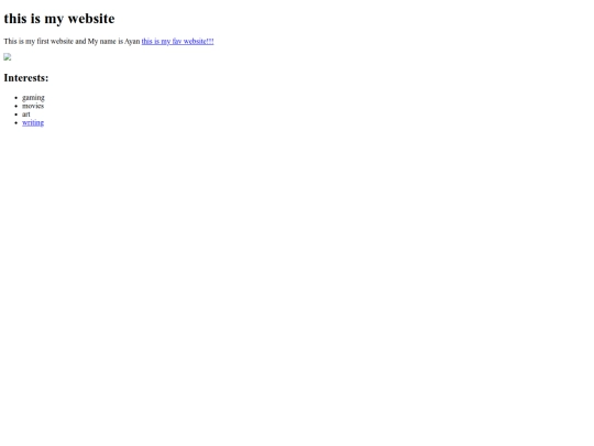 index screenshot