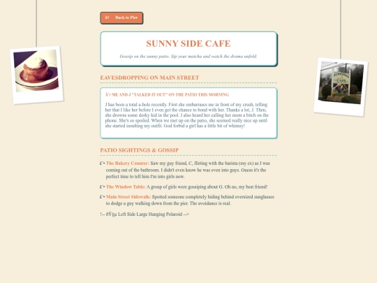 sunny-side-cafe screenshot