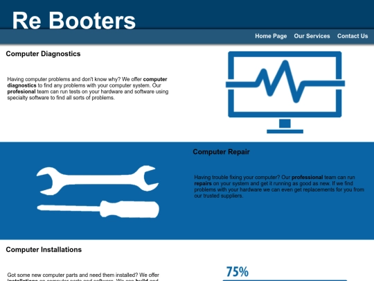 services screenshot