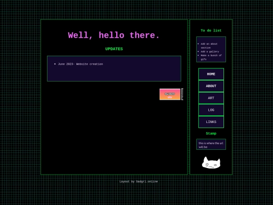 homepage screenshot
