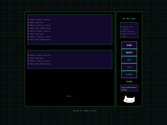 log screenshot