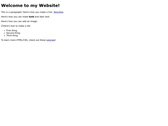 index screenshot