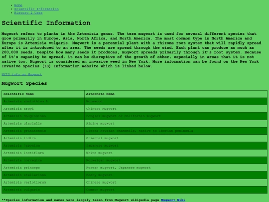 scientificinformation screenshot