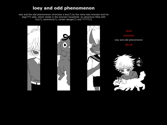 character_select_loeyandtheoddphenomenon screenshot