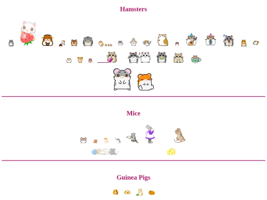 graphics/animals/rodents/rodents screenshot