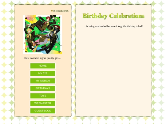 bdays screenshot